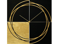 Orbit : art clock(black)